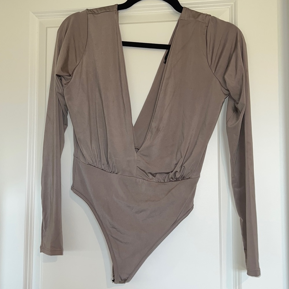Naked wardrobe beige bodysuit